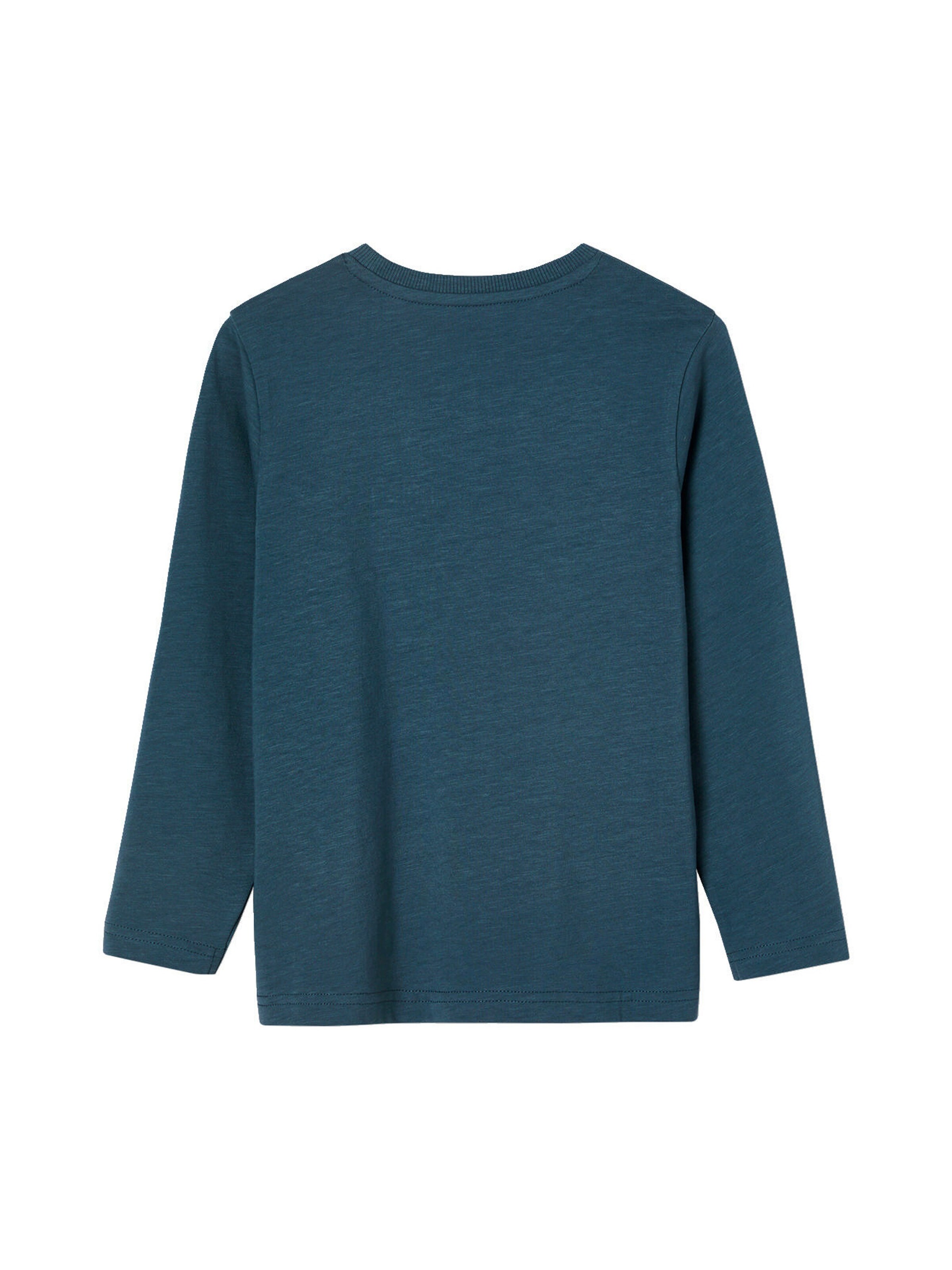 Vertbaudet Jungen Langarmshirt BASIC dunkelblau