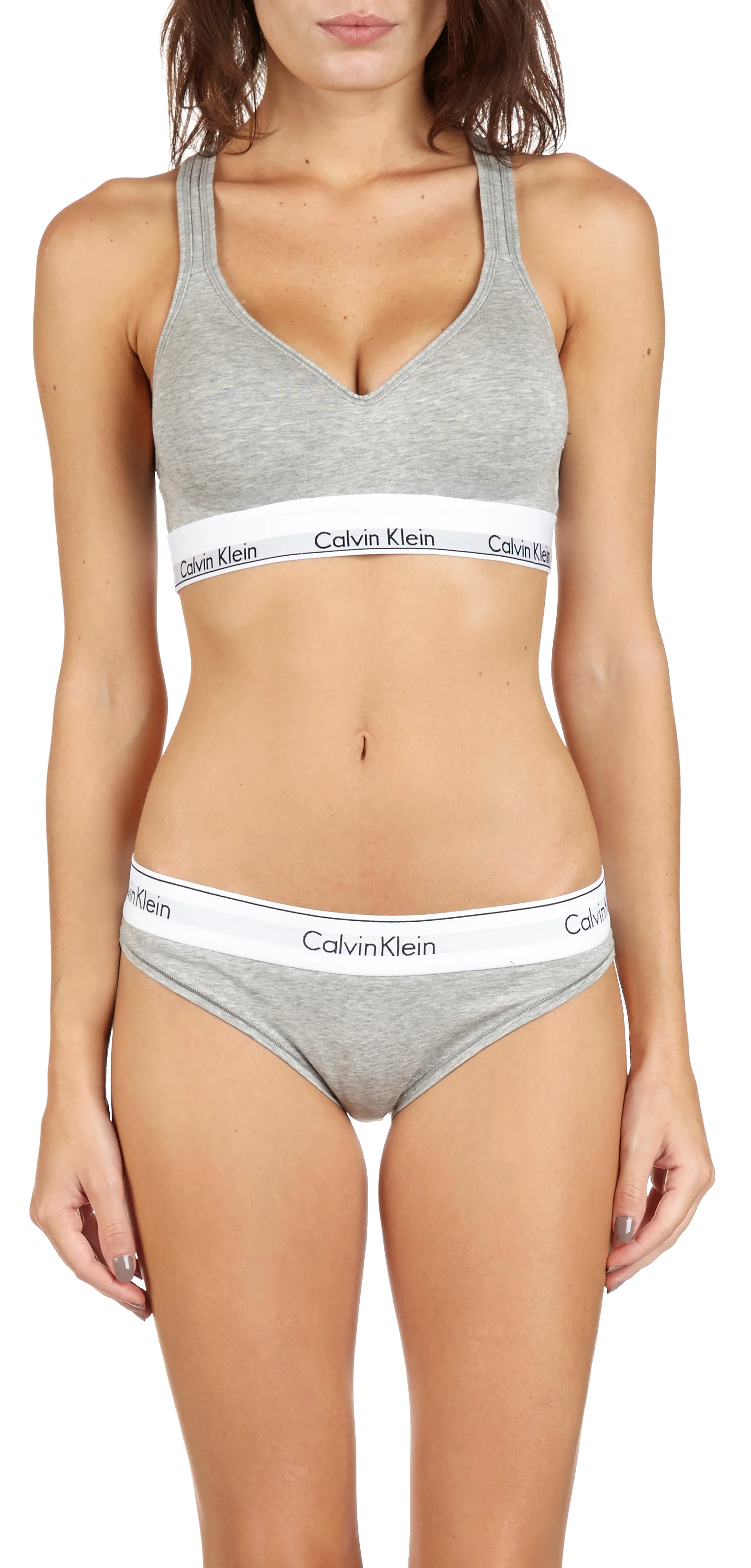Culotte en jersey chiné | Gris