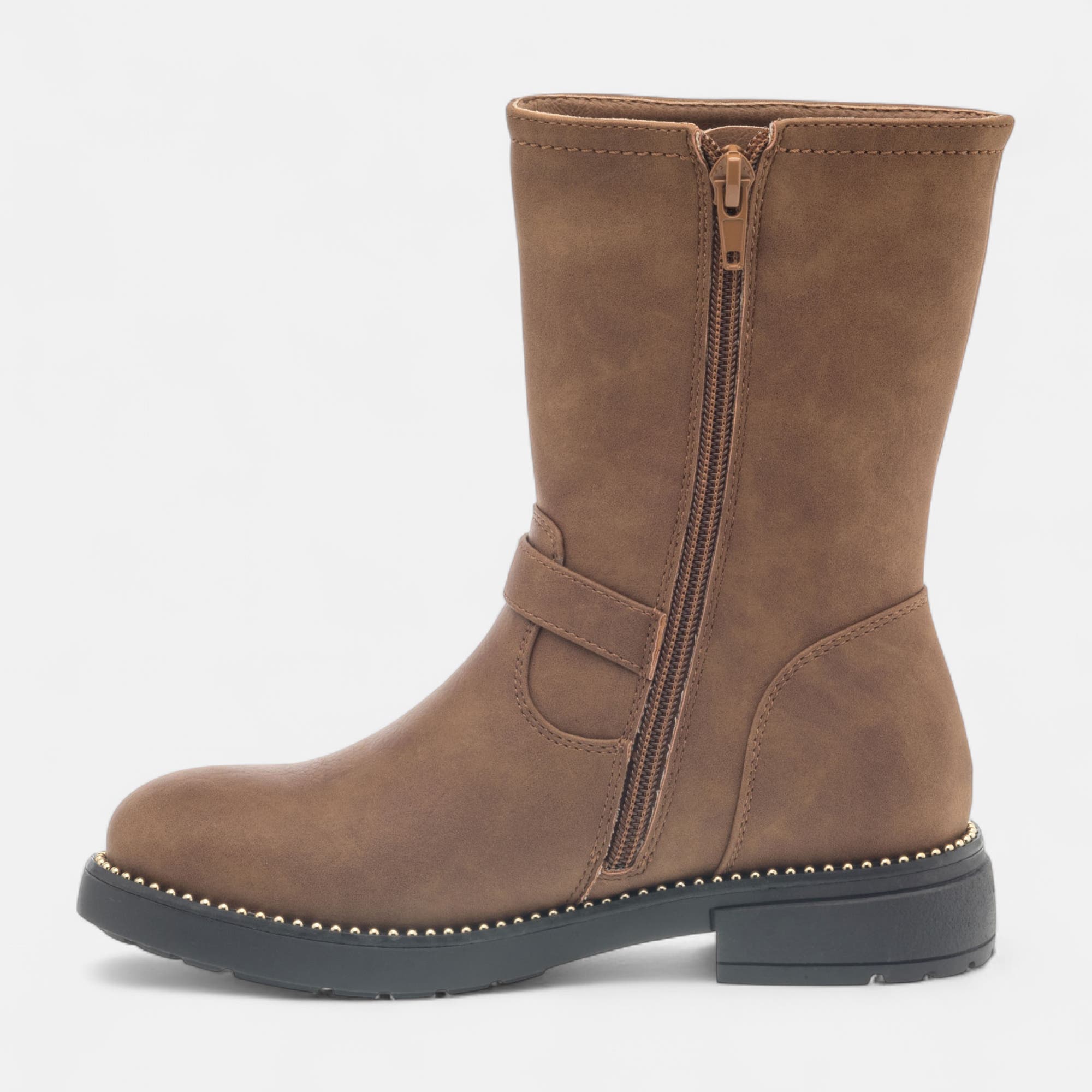 Bottes Fille cognac