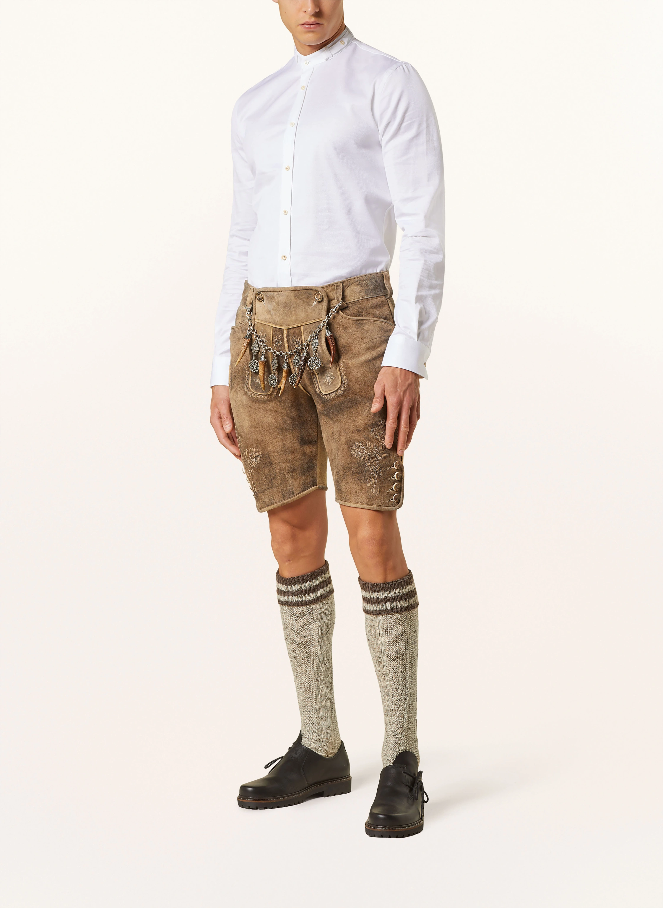Gottseidank Trachtenhemd LENZ Slim Fit mit Stehkragen