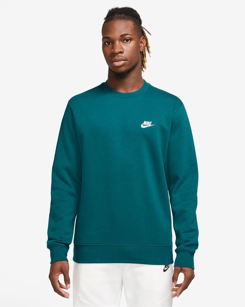 Sweat-shirt Nike Sportswear Club Fleece Vert Sarcelle pour homme