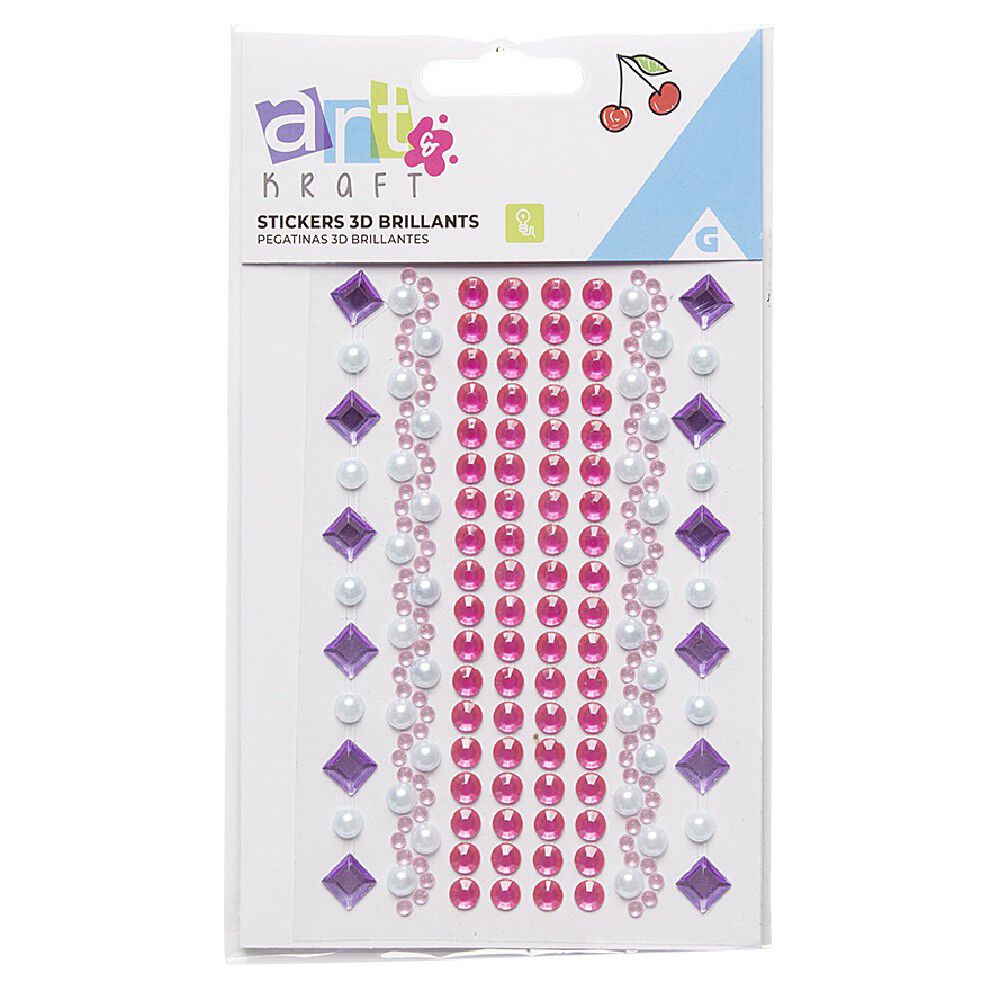 Sticker diamant 3D 2 modèles