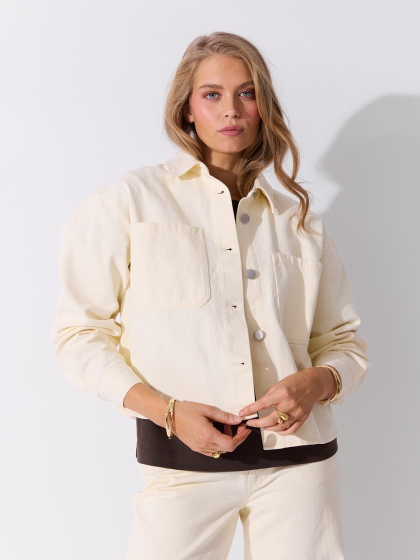 Estelle skjorte Transparent Yellow