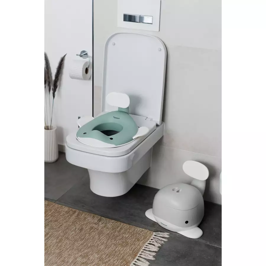 KINDSGUT Toilettenaufsatz Wal aquamarin