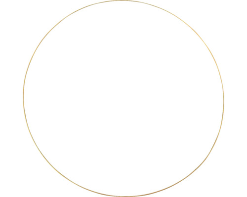 Metalen ring, goud, 60x0,4 cm