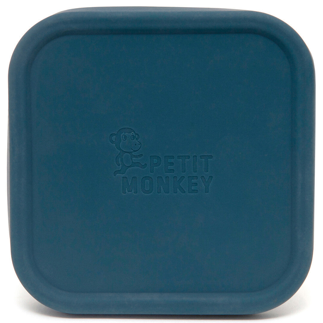Petit monkey snackdoosje lucy - balsam blue
