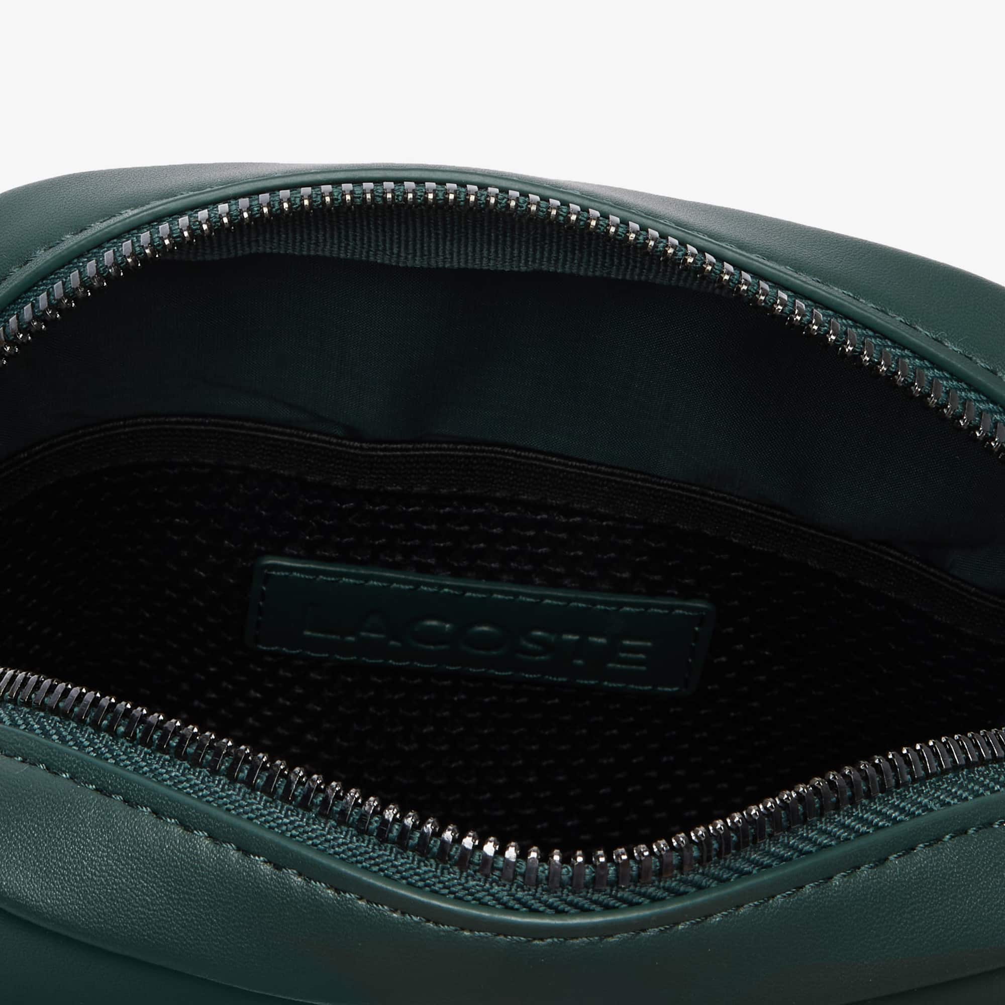 Sacoche verticale avec imprimé monogramme Sacoches & Pochettes - Vert - Lacoste - Homme