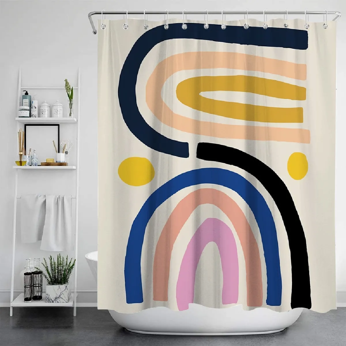 Universal Rideau de douche Arc-en-ciel 180 x 180 cm