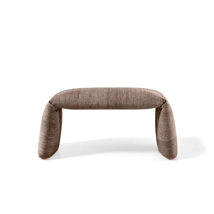 nanimarquina - Folded Bank, medium, 97 x 45 cm, graubraun