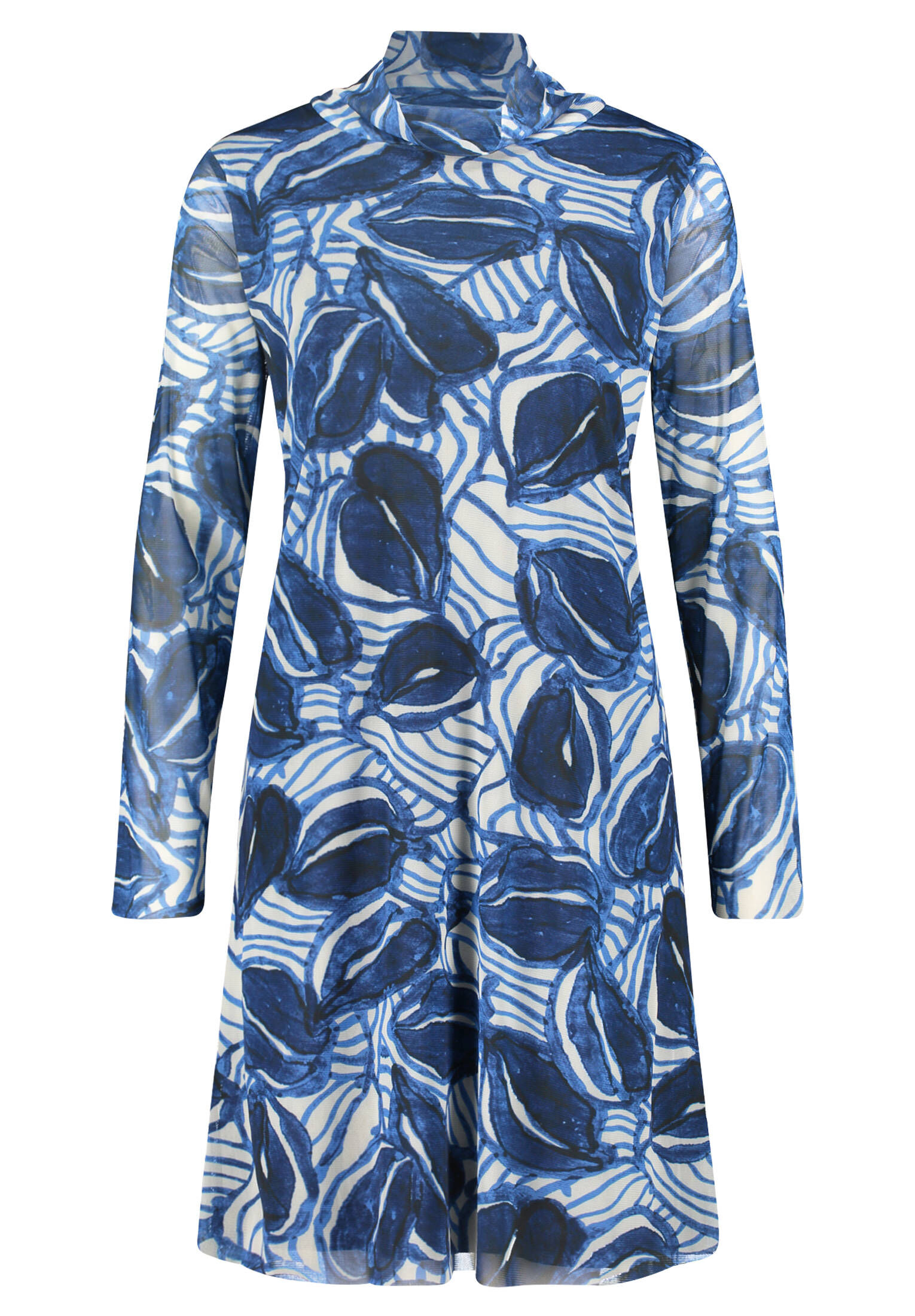 Cartoon| Damen Casual-Kleid mit Stehkragen