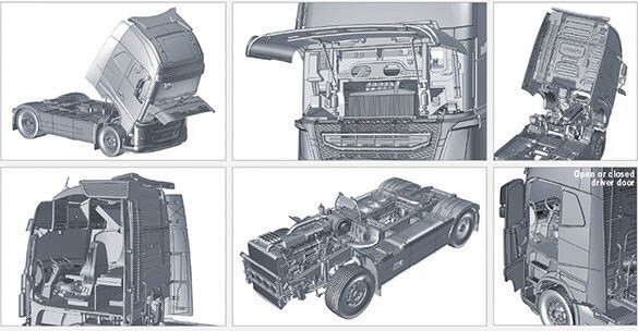 Italeri - Volvo Fh4 Globetrotter Xl Lastbil Byggesæt - 1:24 - 3940