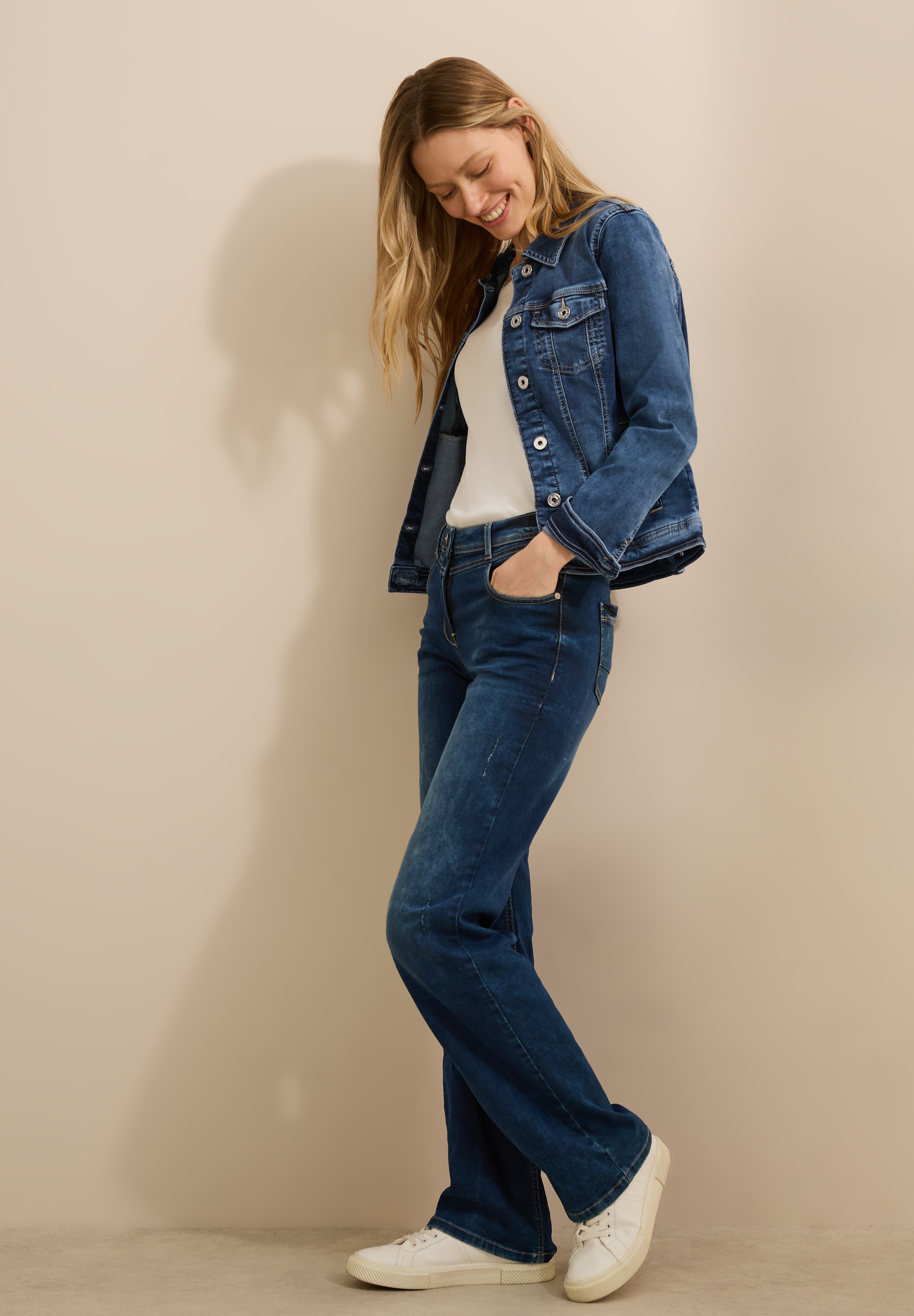 Cecil Jeansjacke mit Brusttaschen