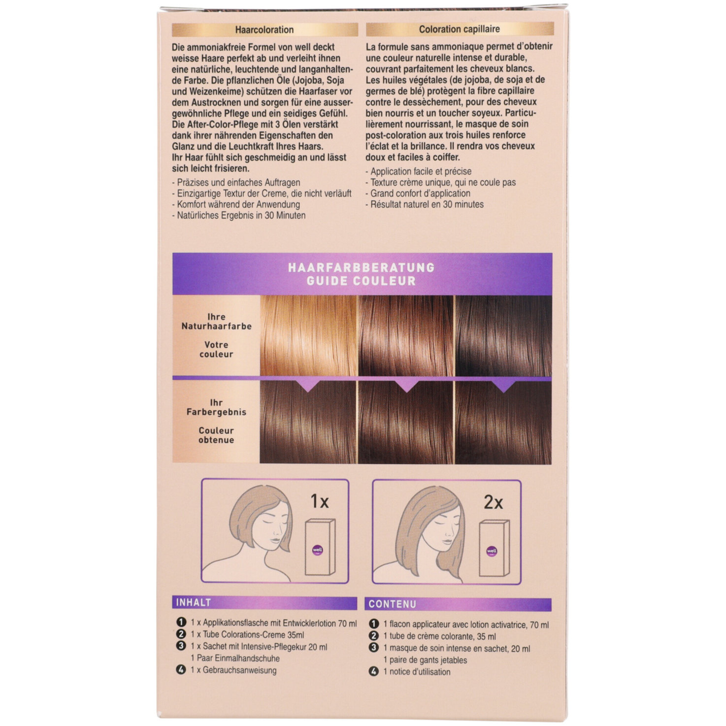 well Coloration Haarfärbung Braun