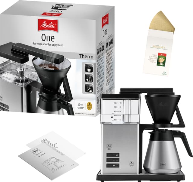 Melitta One Thermo manuel kaffemaskine 22775 (sort)
