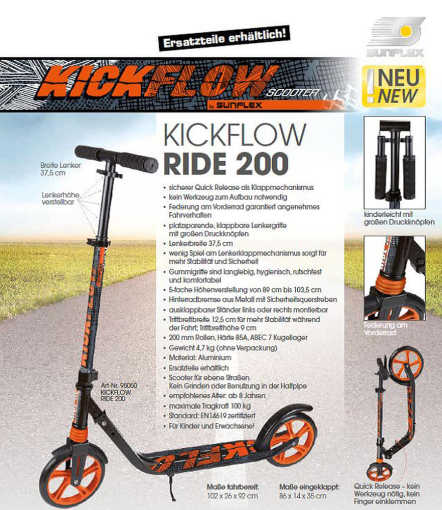 sunflex Kickflow RIDE 200