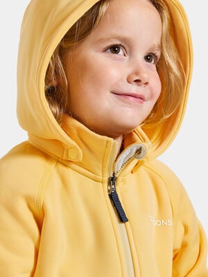 Didriksons Corin Powerstretch-jakke, Creamy Yellow