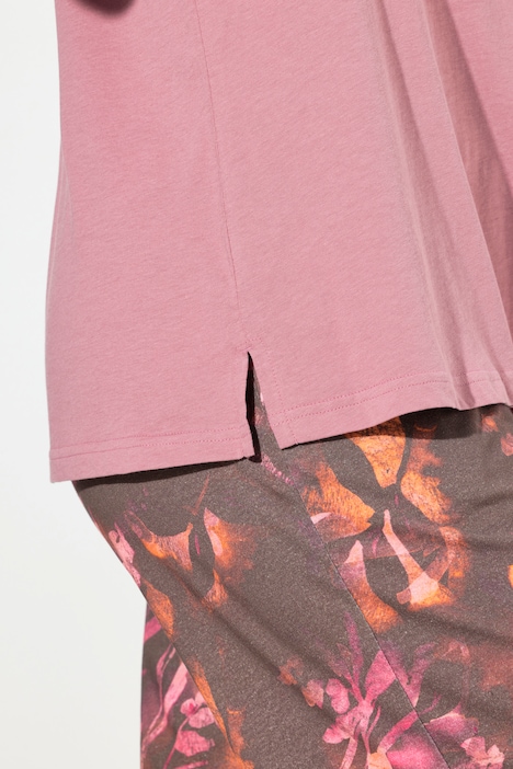 Pyjamashirt, U-Boot-Ausschnitt, 3/4-Arm, Biobaumwolle