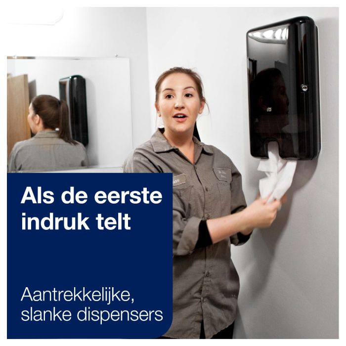 Tork 552008 Xpress handdoek dispenser voor multifold handdoeken H2 zwart (552008)