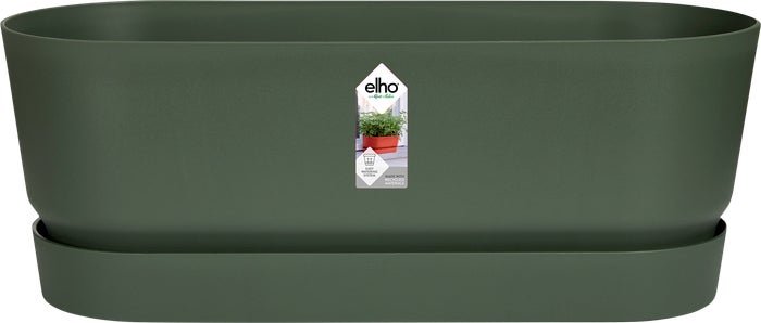 Elho plantenbak Greenville groen 49 x 19,8 x 17,9 cm