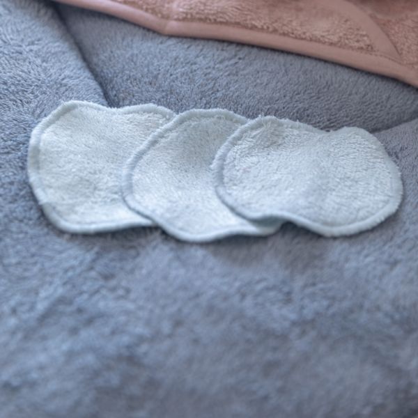 Timboo Herbruikbare Pads - 12 Stuks - Riviera Blue