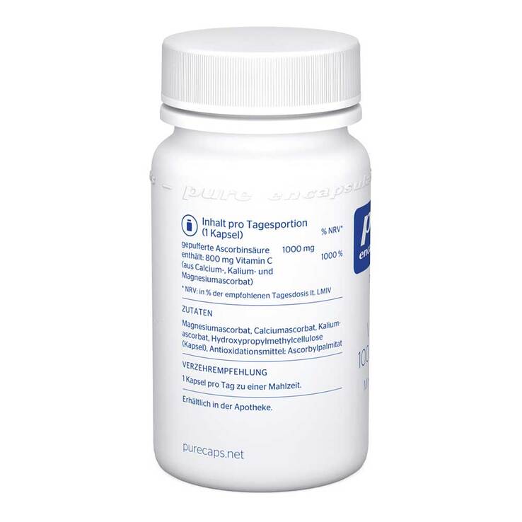 Pure Encapsulations Vitamin C 1000 gepuffert Kapseln , 30 St