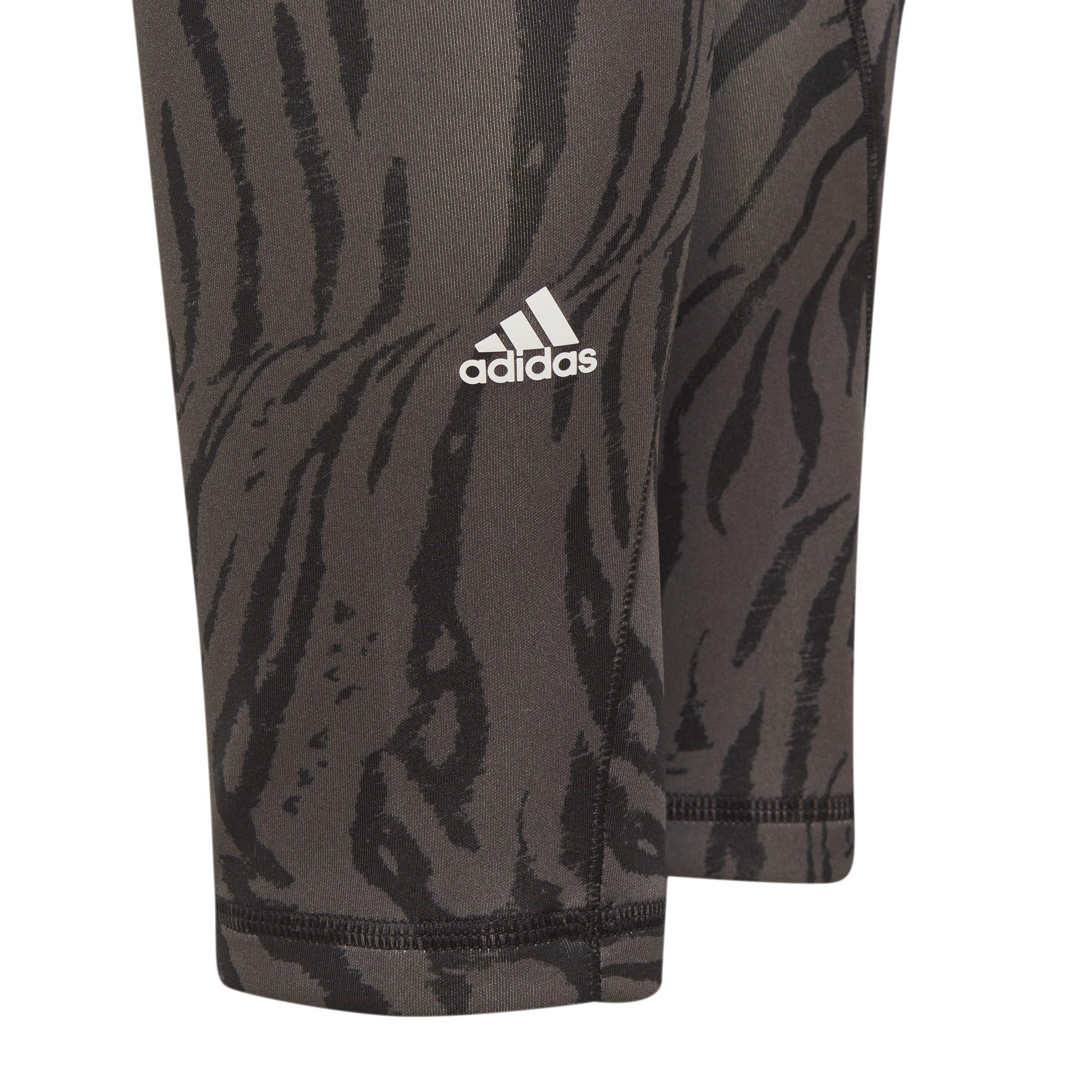 adidas Optime Aeroready Sport Icon Animal Print 7/8 Leggings Girls