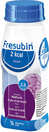 Fresubin 2 Kcal Drink Fruits De La Forêt Flacons 4x200ml