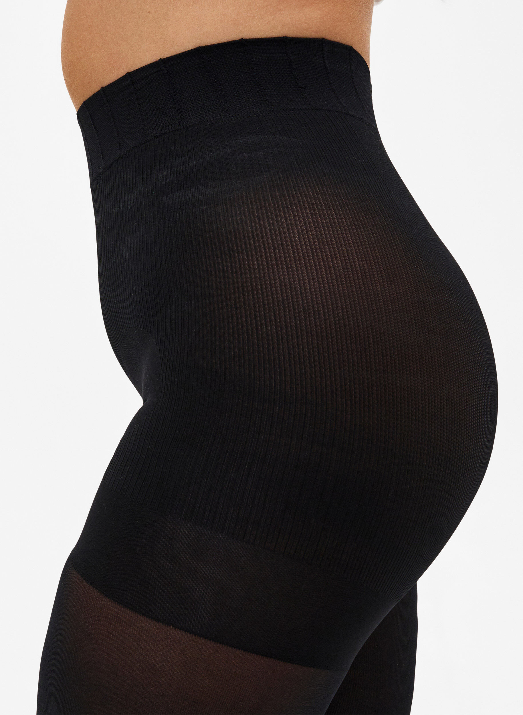Strømpebukser i 100 denier med push-up og shape effekt