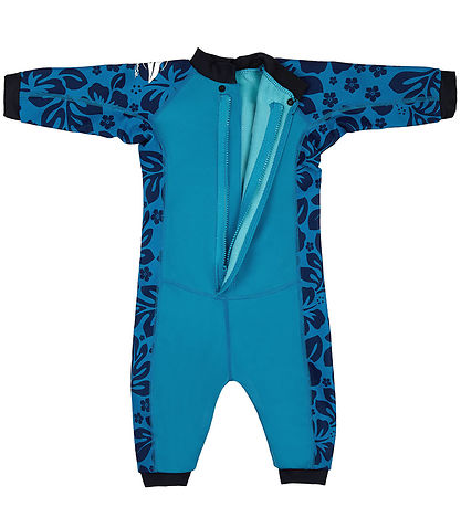 Konfidence Schwimmanzüg - Spritzig - UV50+ - Navy/Cyan