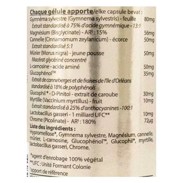Vit'all+ Gluci Vital 60 cápsulas vegetais