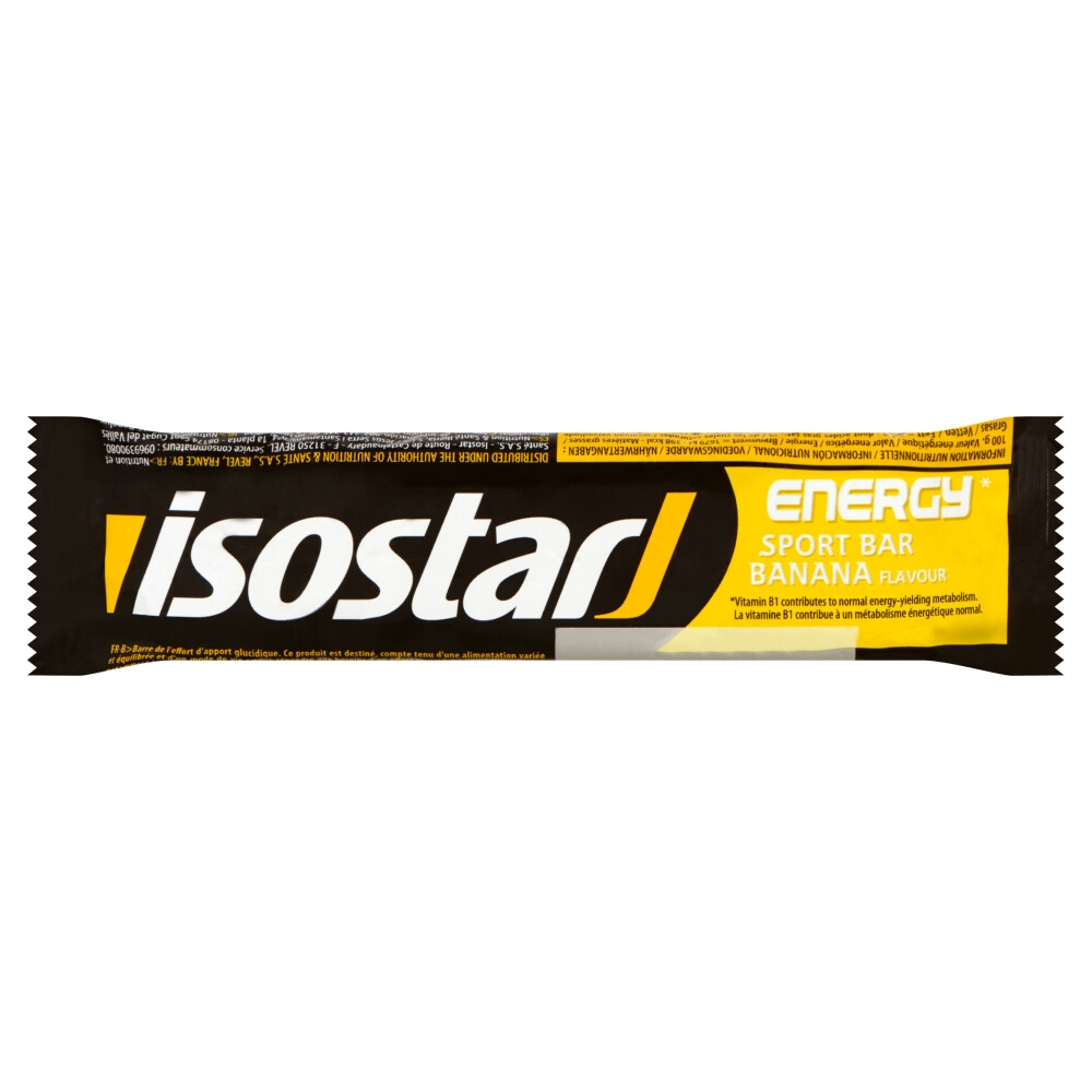 30x Isostar High Energy Sportreep Banaan40 gr