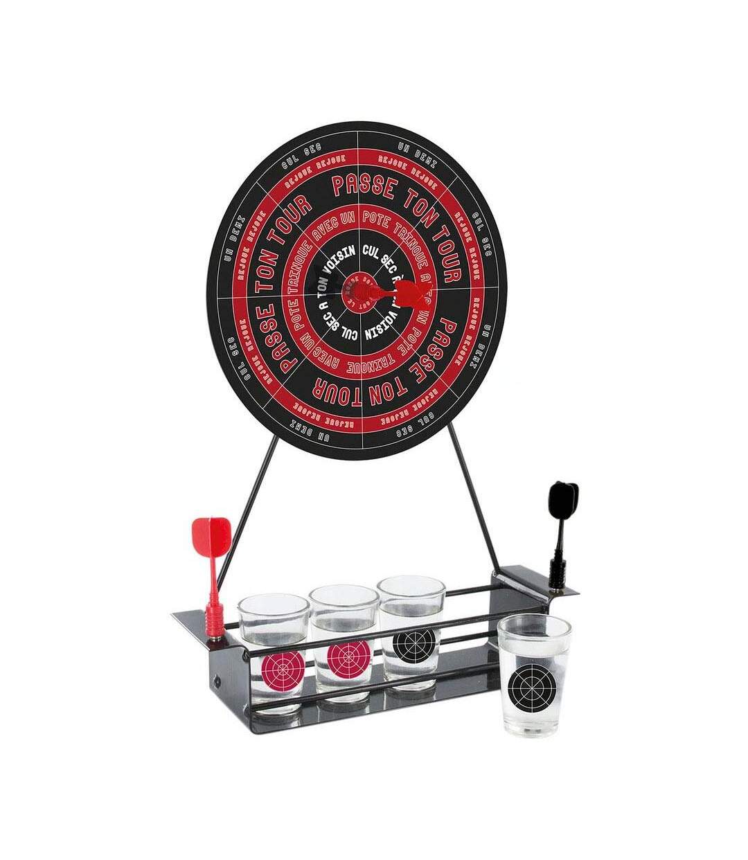 Jeu à boire fléchettes avec cibles