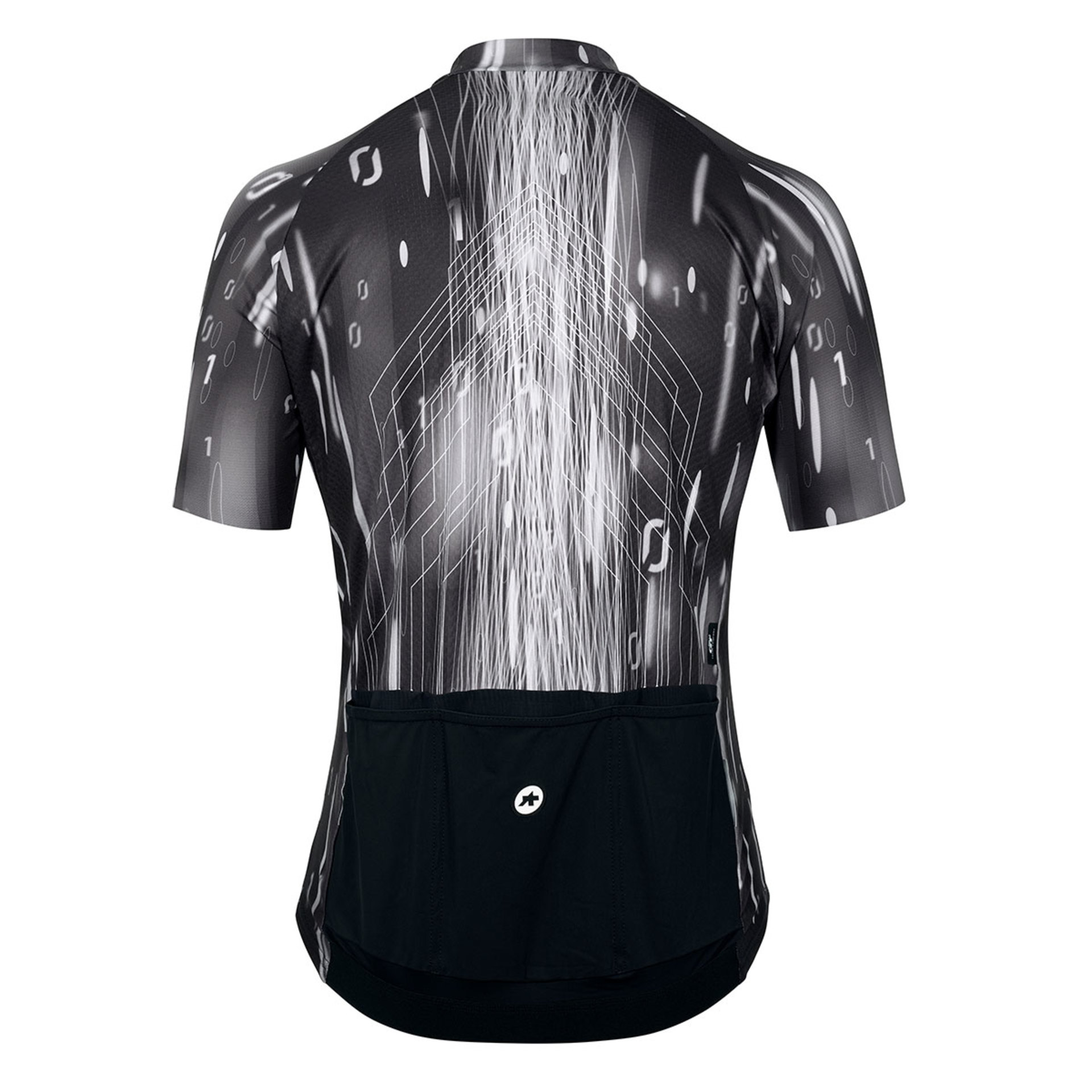 Assos MILLE GT C2 Drop Head Fietsshirt Korte Mouwen Zwart/Wit Heren