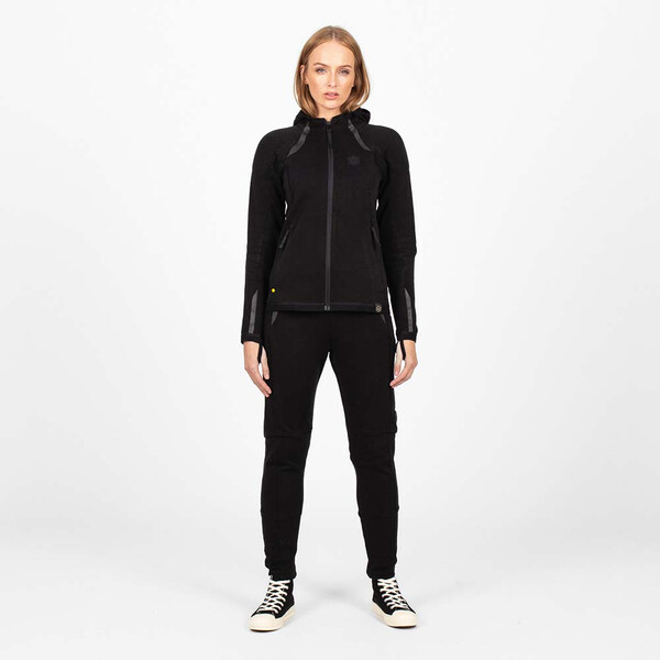 knox - Sweat zippé femme Shield Noir