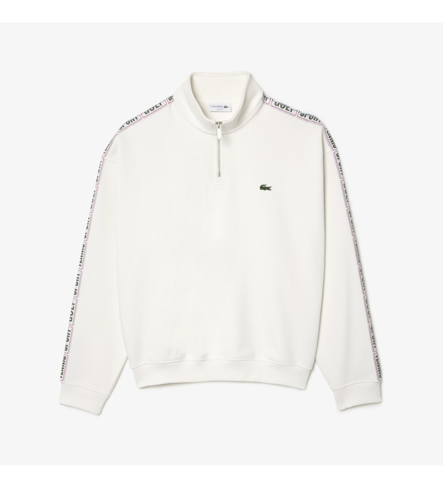 Moletom branco casual Lacoste