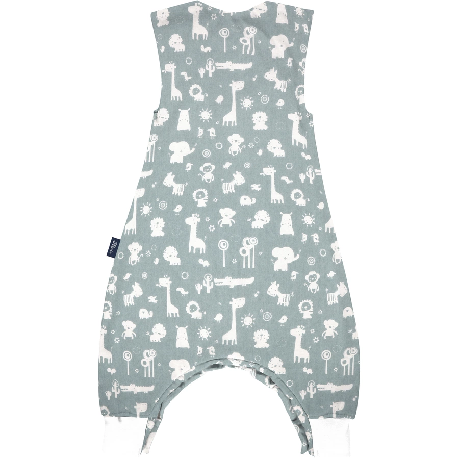 Alvi® Sleep-Overall Light Zootiere blau