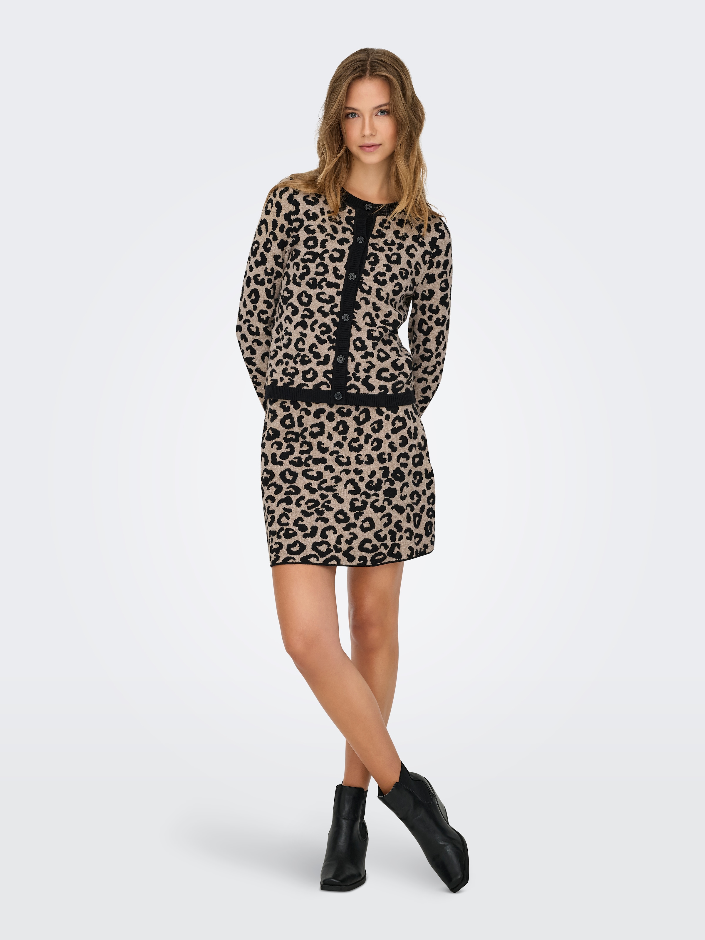 ONLY Strickrock »ONLANNY LEO SKIRT EX KNT«
