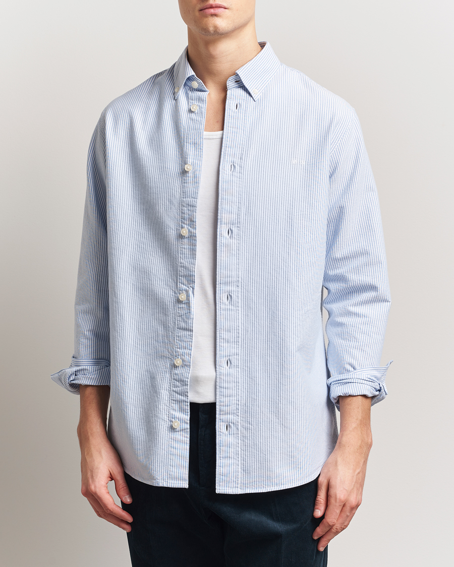NN07 Colby Oxford Shirt Blue/White
