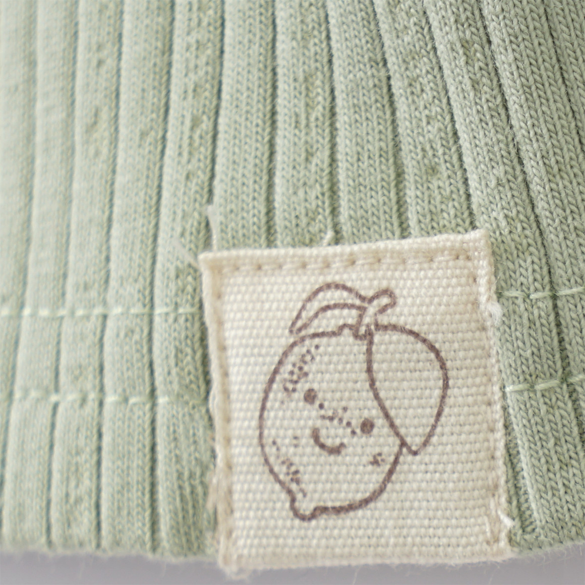 Topomini Pure Collection Baby Langarmshirt mit Rippstruktur oliv