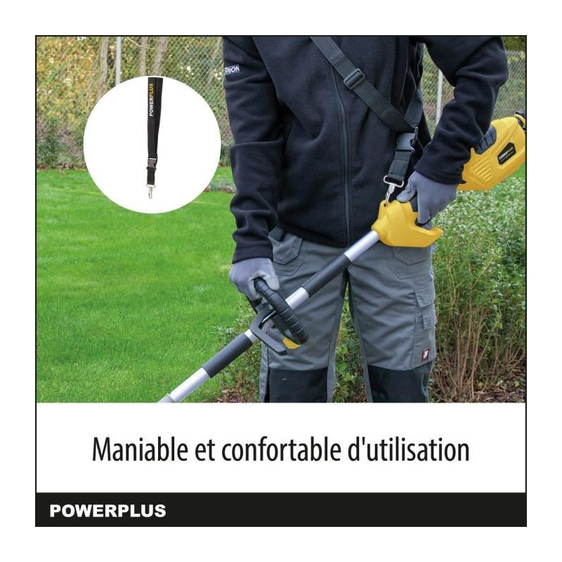 Débroussailleuse électrique powerplus powxg30405 - coupe-bordure & debroussailleuse electrique filaire de 1000 w