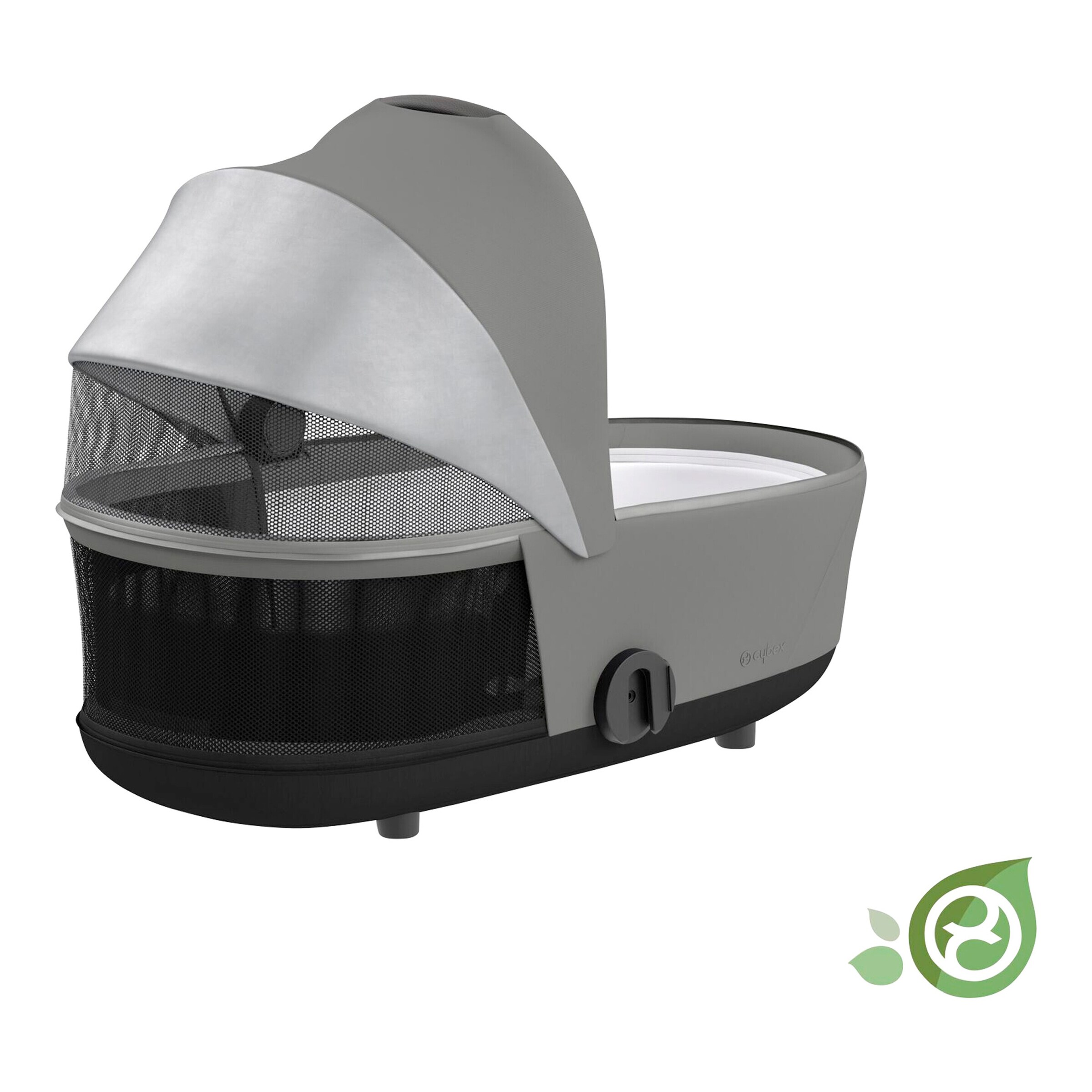 Cybex - PLATINUM Lux Tragewanne Conscious Collection für MIOS pearl grey