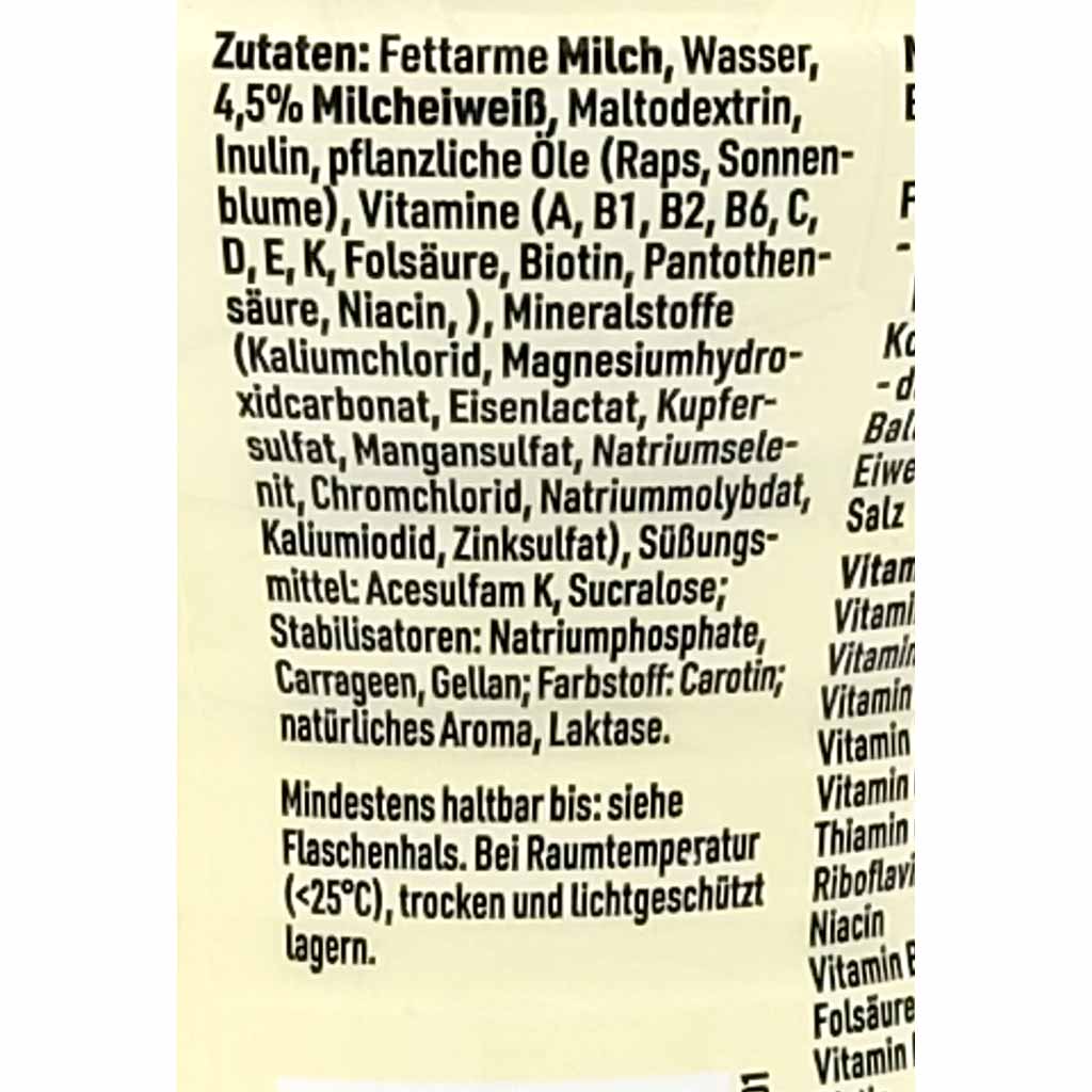 PowerX System Trinkmahlzeit Classic Vanilla 6 x 500ml, 3 Liter MHD:7.1.25