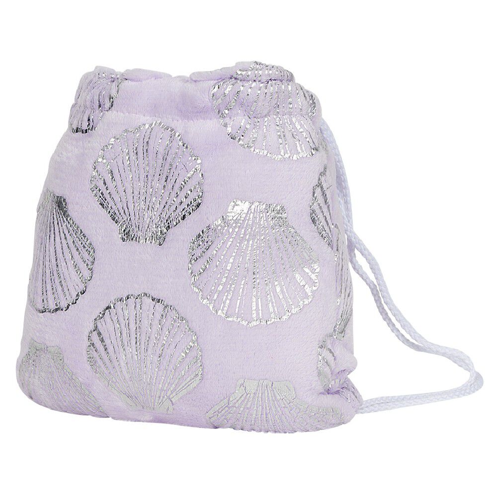 Plaid flanelle sirène pour enfant avec sac de rangement