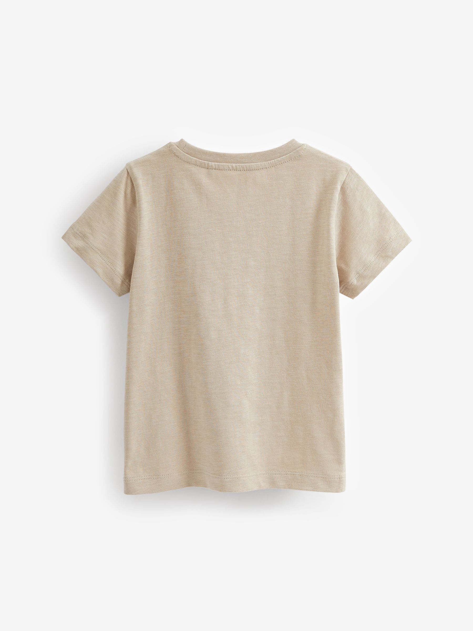 Zwart/grijs - Set van 5 T-shirts met korte mouwen (3mnd-7jr)