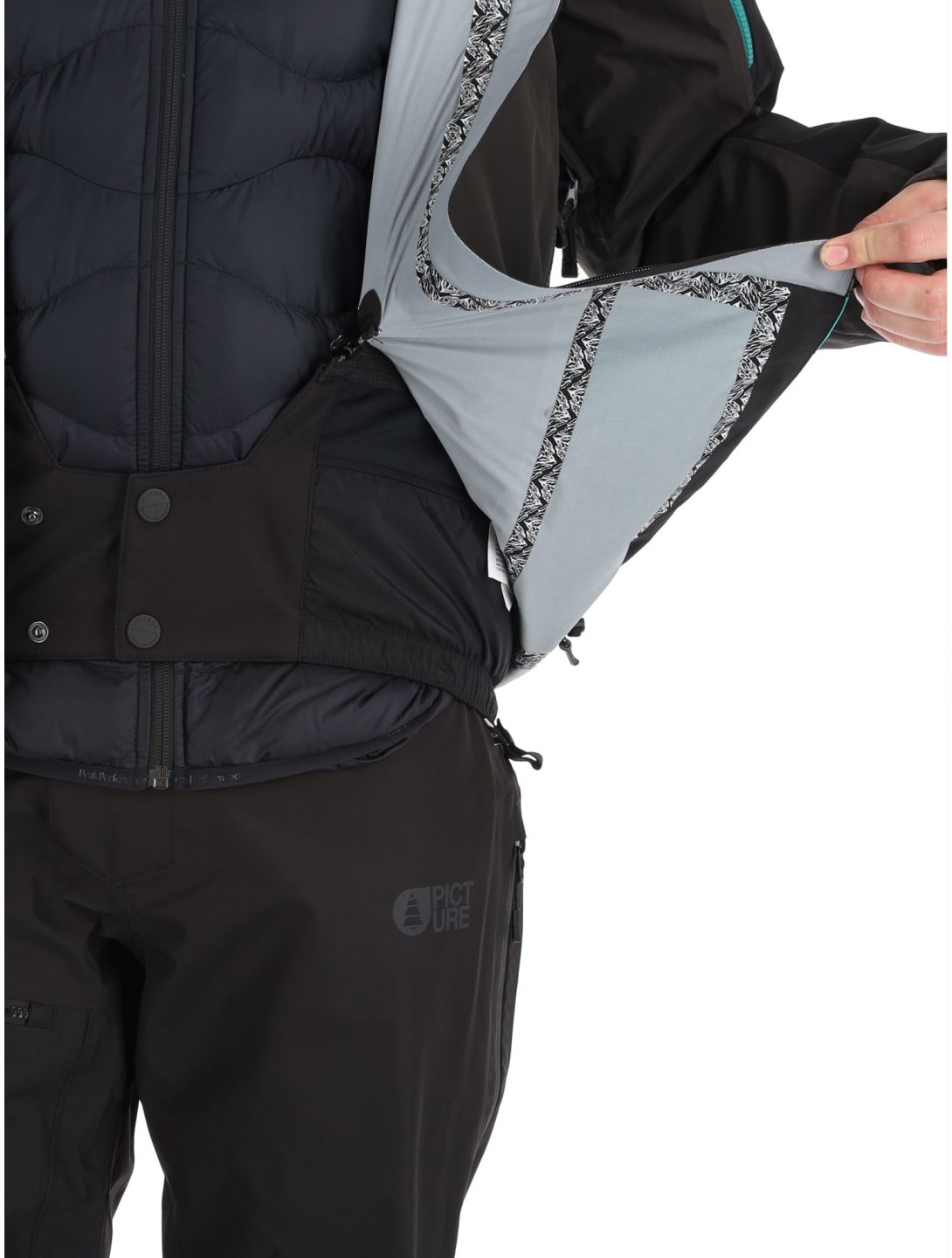 Broader 3L hardshell ski-jas heren
