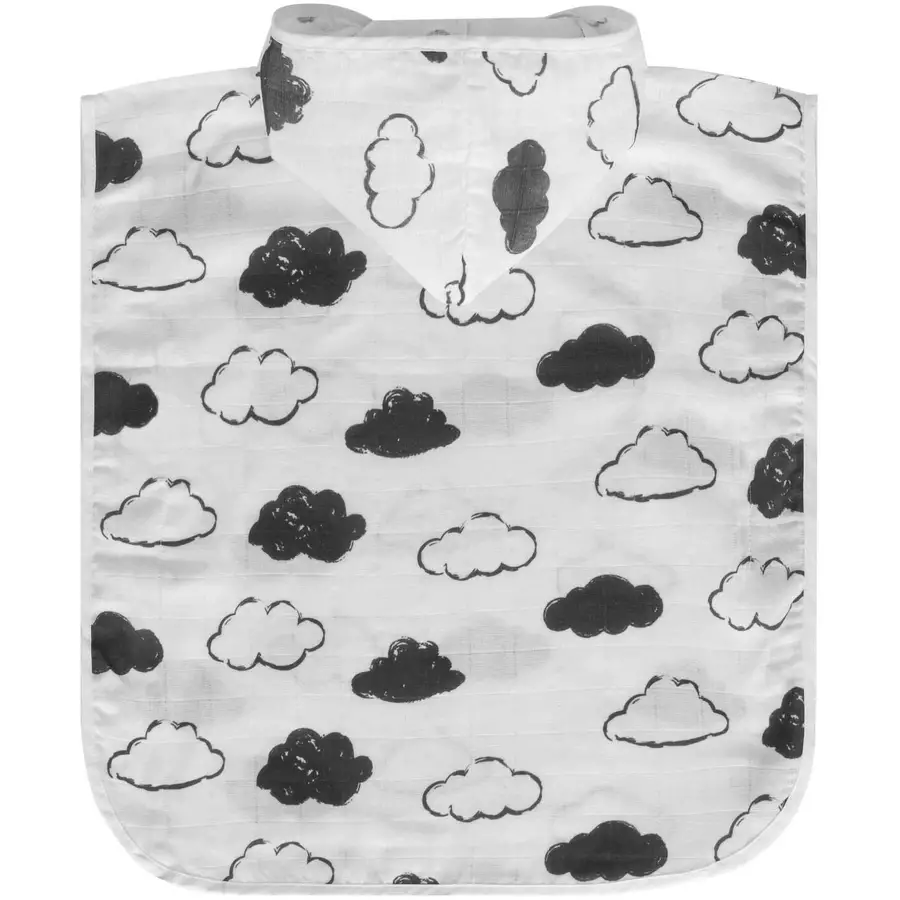 hibboux® Badeponcho Musselin Cloud Multicolor
