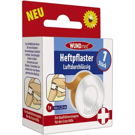 Wundmed Heftpflaster, hautfarben 1,5 x 5 m