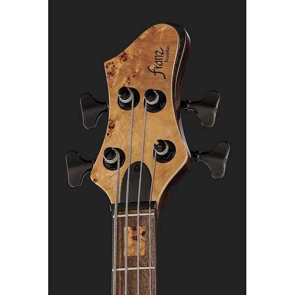 Franz Bassguitars Sirius 4 DC Poplar Burl