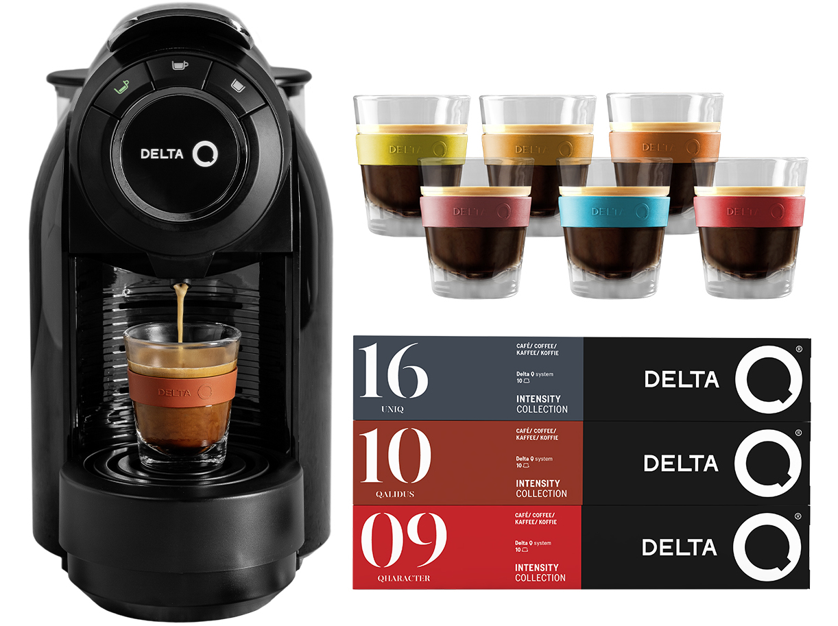 MÁQUINA CAFÉ DELTA Q QIT COOL EVOLUTION PRETA
