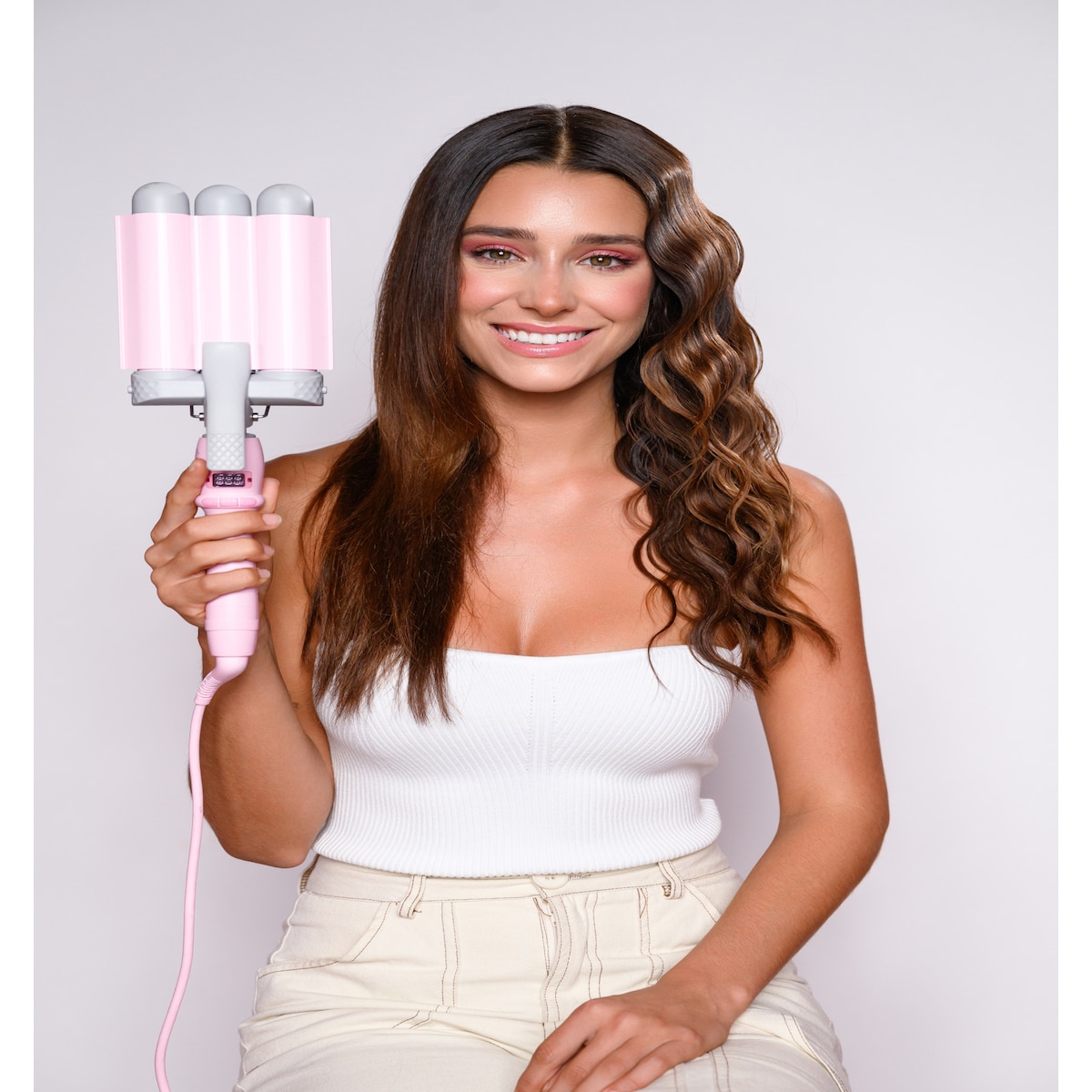 Mermade Pro Waver krølltang 4009 (rosa)